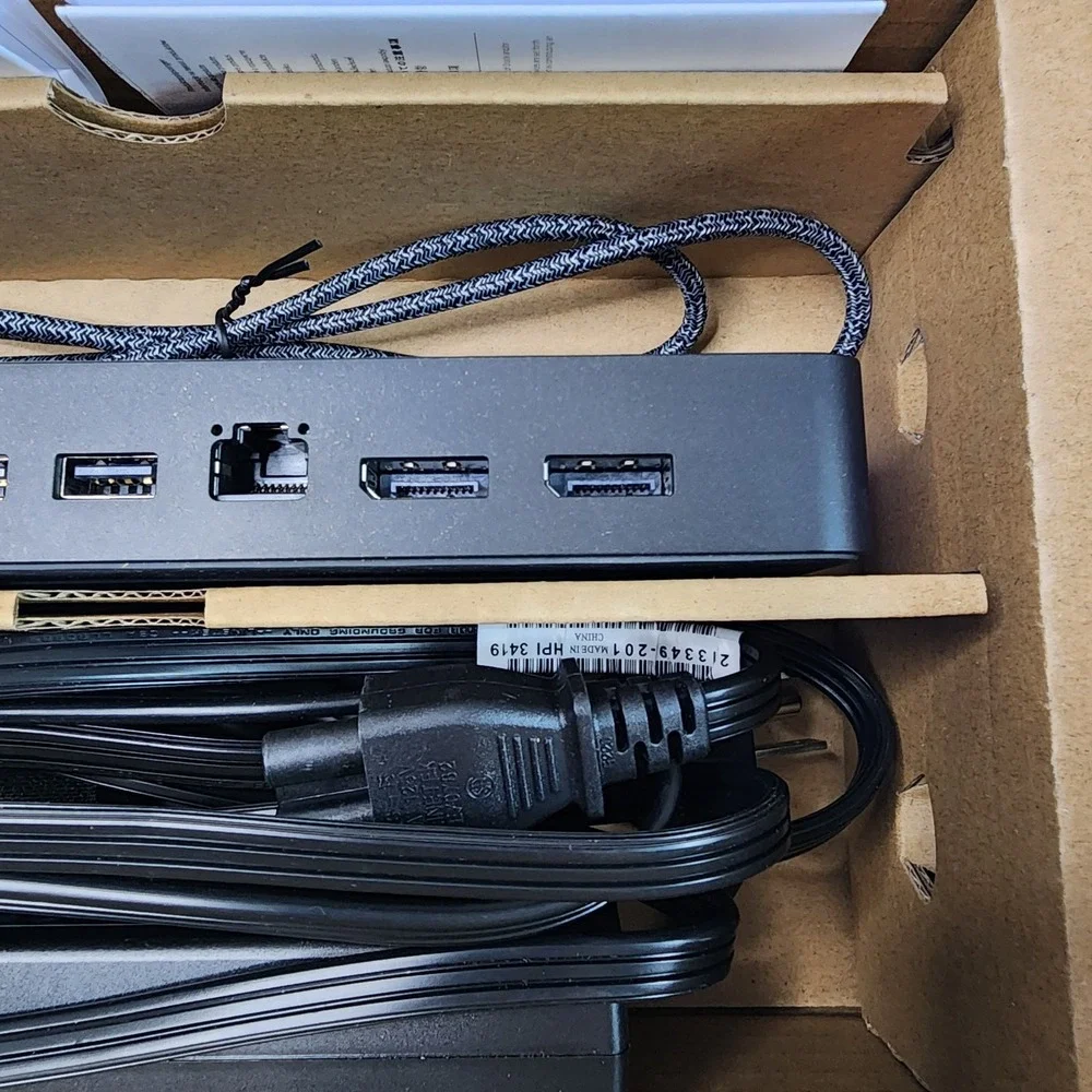 HP USB-C Universal Dock 1MK33AA Dual 4K DP 60W PD Ethernet USB